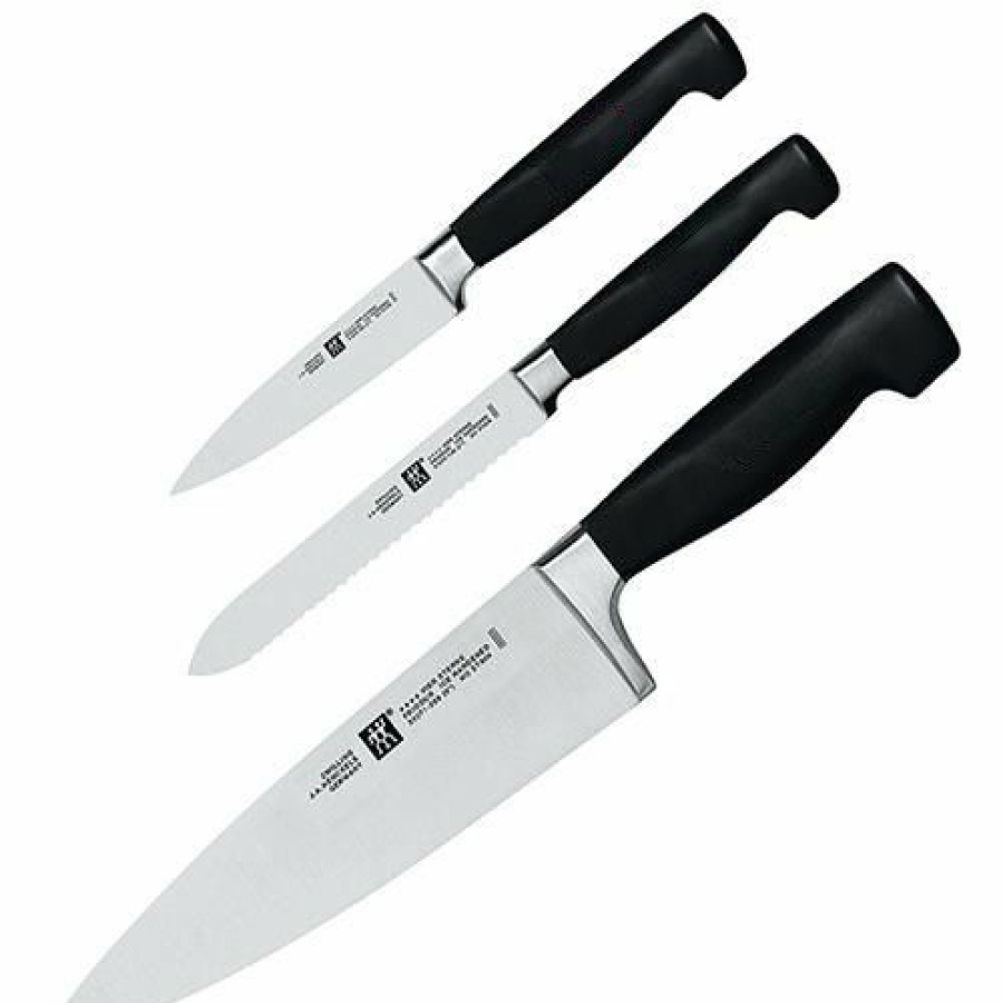 Knives * | Zwilling J.A. Henckels Four Star 3Pc Essentials Knife Set