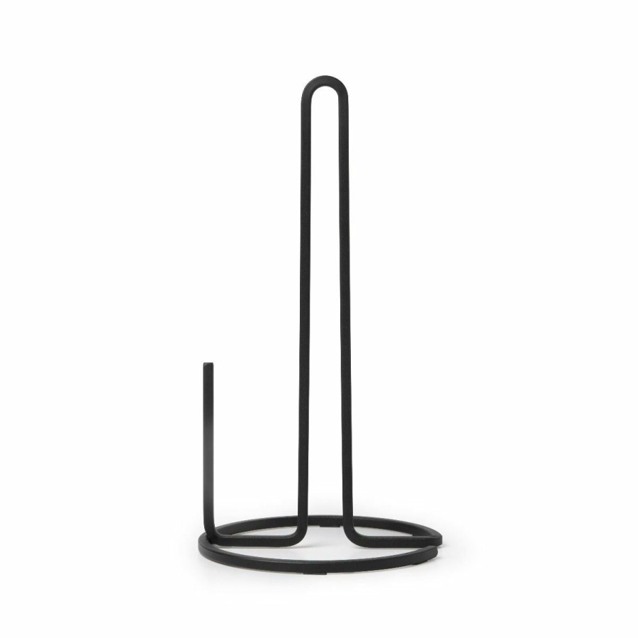 Glassware & Tabletop * | Umbra Squire Vertical Paper Towel Holder | Black