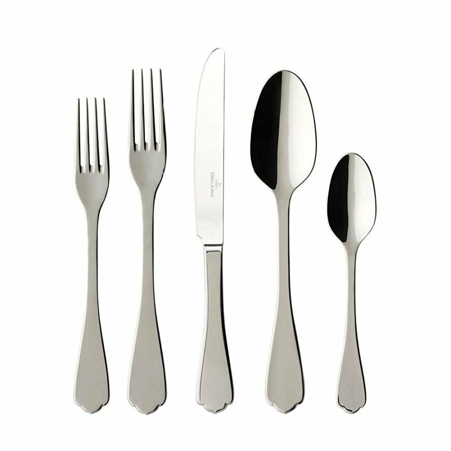 Glassware & Tabletop * | Villeroy & Boch 64-Piece Stainless Steel Flatware & Serving Set | Medina