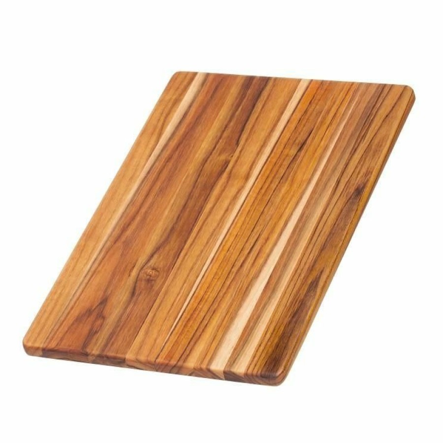 Knives * | Teakhaus Edge Grain Cutting/Serving Board (Rectangle) | 15.75 X 11 X 0.55