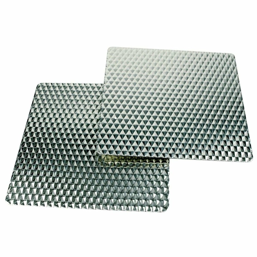 Glassware & Tabletop * | Range Kleen Silverwave 7 X 7 Hot Pads (2-Pack) | Silver