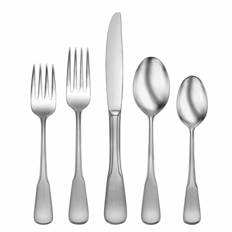 Glassware & Tabletop * | Oneida 18/0 Stainless Steel 45-Piece Flatware Set | Colonial Boston