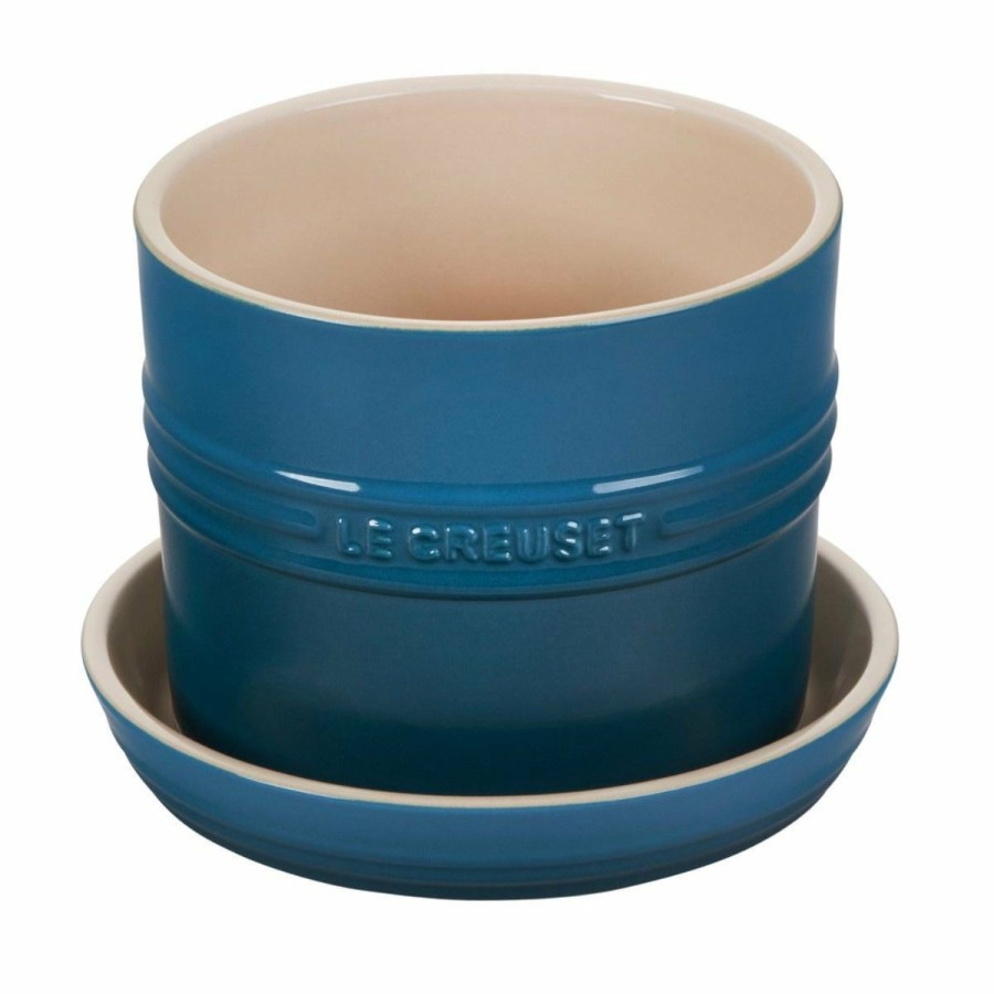 Cooks' Tools * | Le Creuset 5.5 Herb Planter | Deep Teal