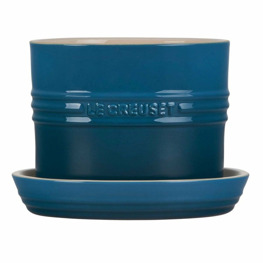 Cooks' Tools * | Le Creuset 5.5 Herb Planter | Deep Teal