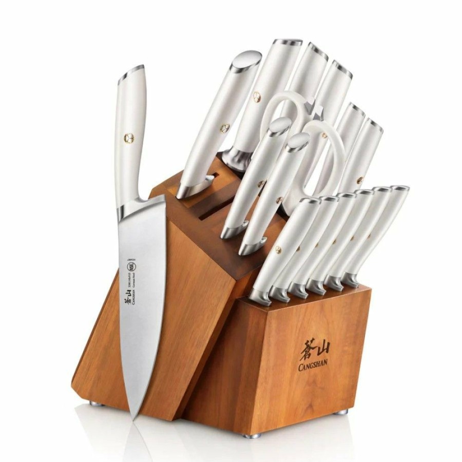 Knives * | Cangshan Cutlery L1 Series 17-Piece Knife Block Set