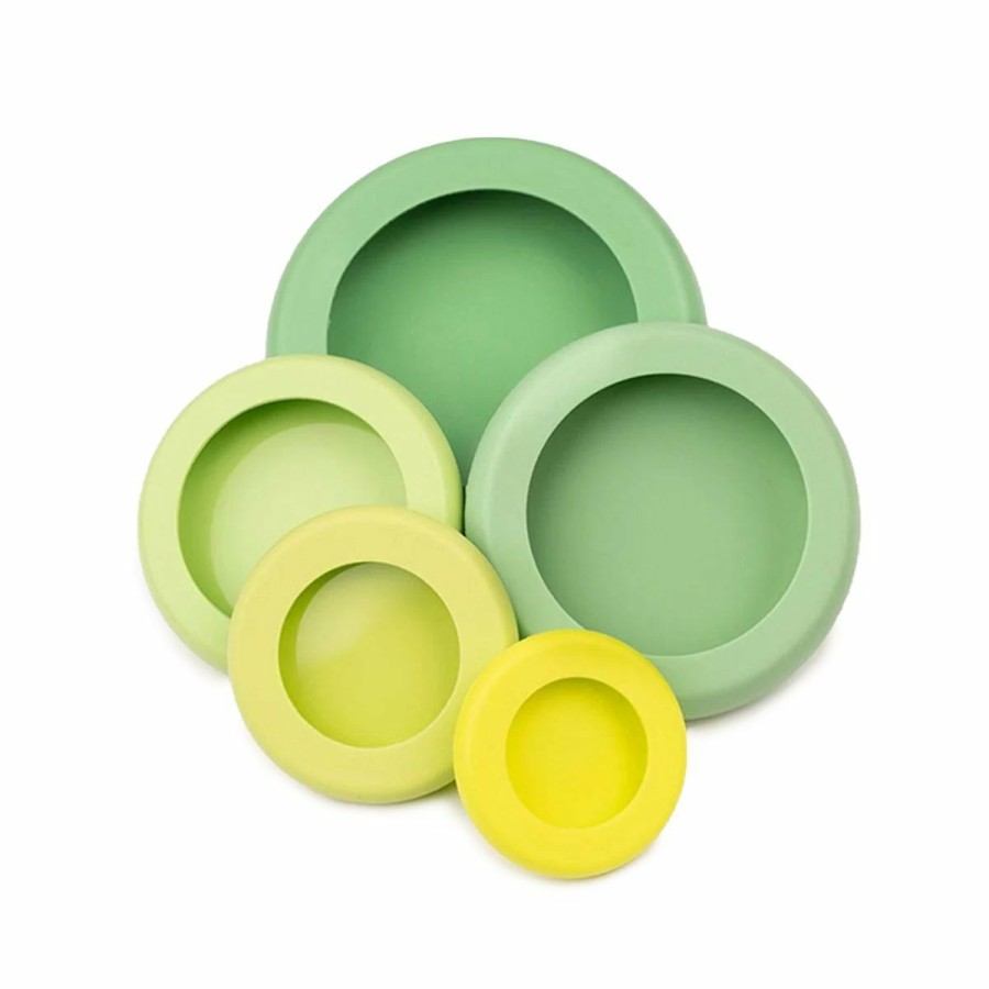 Cooks' Tools * | Food Huggers (Set Of 5) | Sage Green