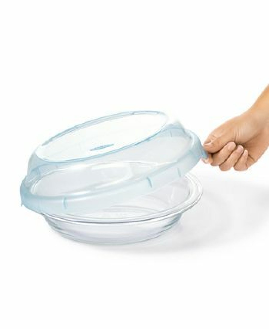 Kitchen * | Oxo Good Grips 9 Glass Pie Plate With Lid Clear