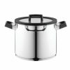 Kitchen * | Berghoff Gem 9.5 Cov Stockpot With Downdraft Handles Silver-Tone