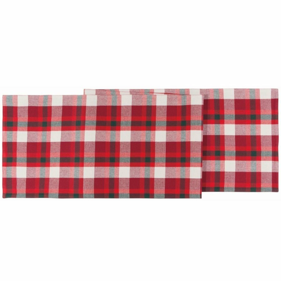 Glassware & Tabletop * | Danica Brands Now Designs By Danica Second Spin 14 X 72 Table Runner | Tannenbaum Plaid