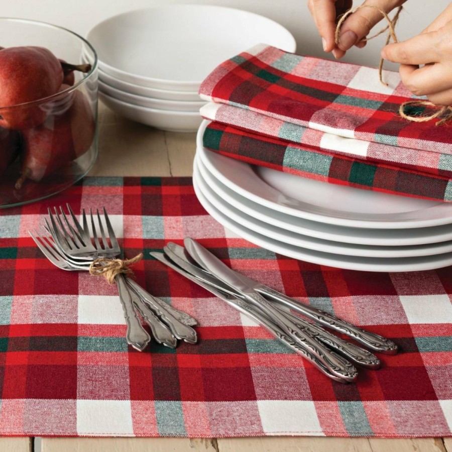 Glassware & Tabletop * | Danica Brands Now Designs By Danica Second Spin 14 X 72 Table Runner | Tannenbaum Plaid