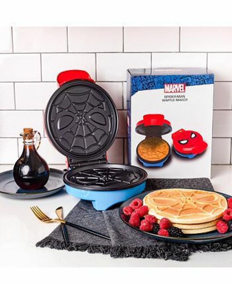 Kitchen * | Uncanny Brands Marvel Spiderman Waffle Maker Multi