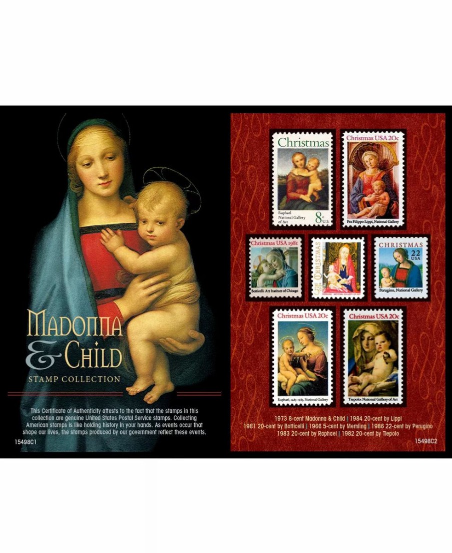 Misc_Gifts * | American Coin Treasures Madonna And Child United States Postage Stamp Collection Multi