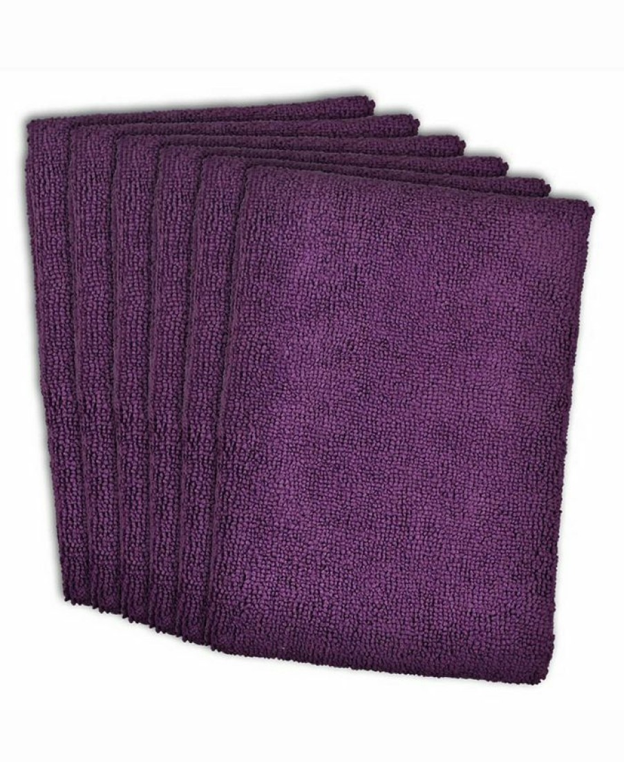 Kitchen * | Design Imports Essential Microfiber Dishtowel, Set Of 6