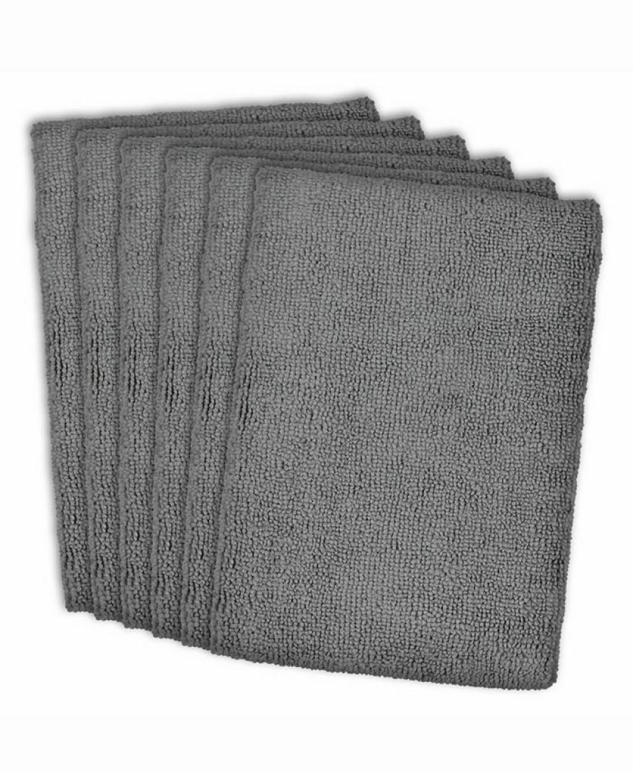 Kitchen * | Design Imports Essential Microfiber Dishtowel, Set Of 6