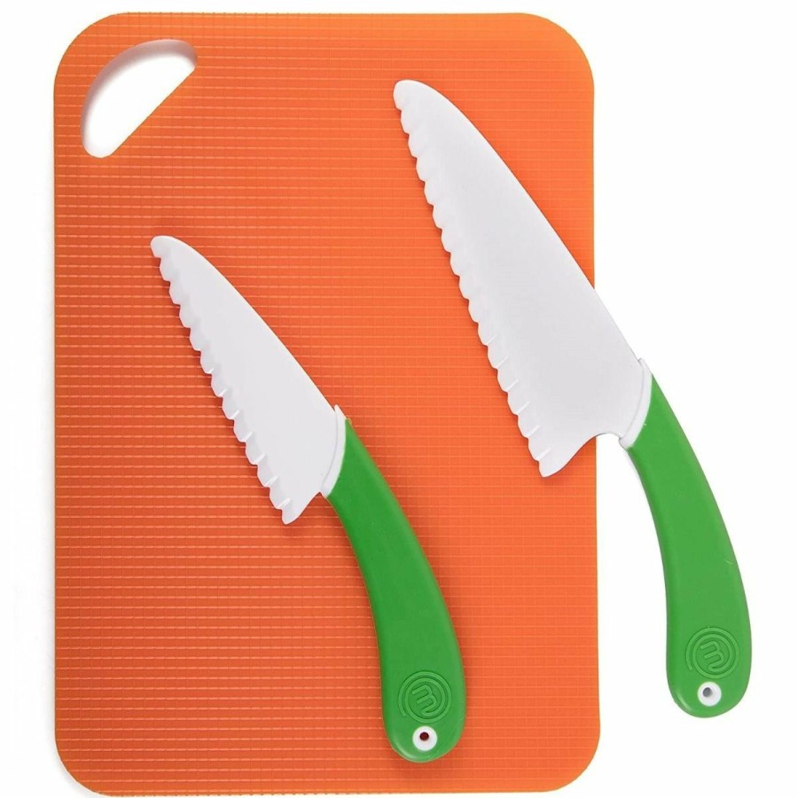 Cooks' Tools * | Cucina Pro Masterchef Junior Knife & Cutting Board Set