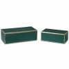 Misc_Gifts * | Uttermost Set Of 2 Karis Emerald Boxes Green