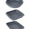 Kitchen * | Berghoff Gem Collection Nonstick 3-Pc. Cake Set Gray