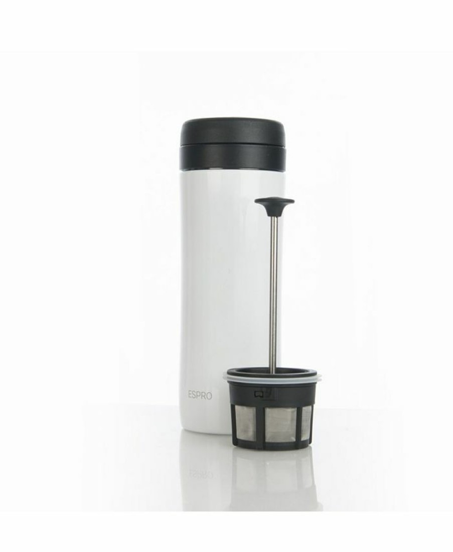 Kitchen * | Espro Travel Press For Coffee 12 Oz White