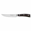 Knives * | Wusthof Cutlery Wusthof Ikon Blackwood 4.5 Steak Knife