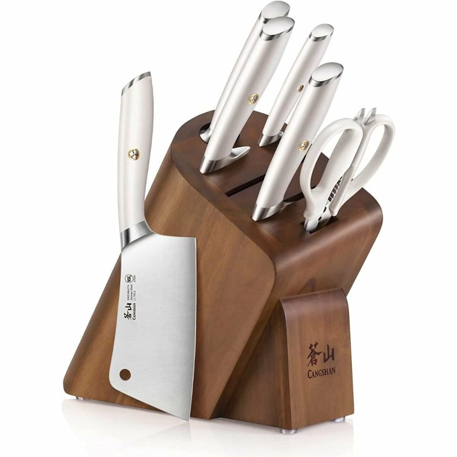 Knives * | Cangshan Cutlery L1 Series 7-Piece Knife Block Set