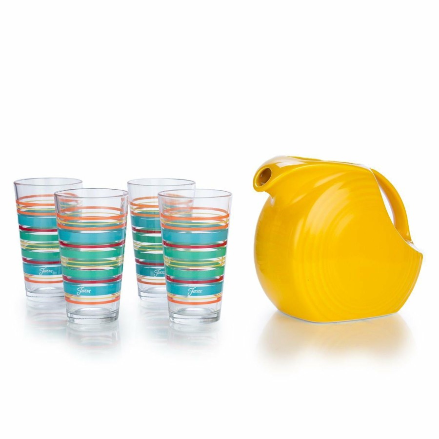 Glassware & Tabletop * | Fiesta Beverage Set For 4 | Rainbow Radiance