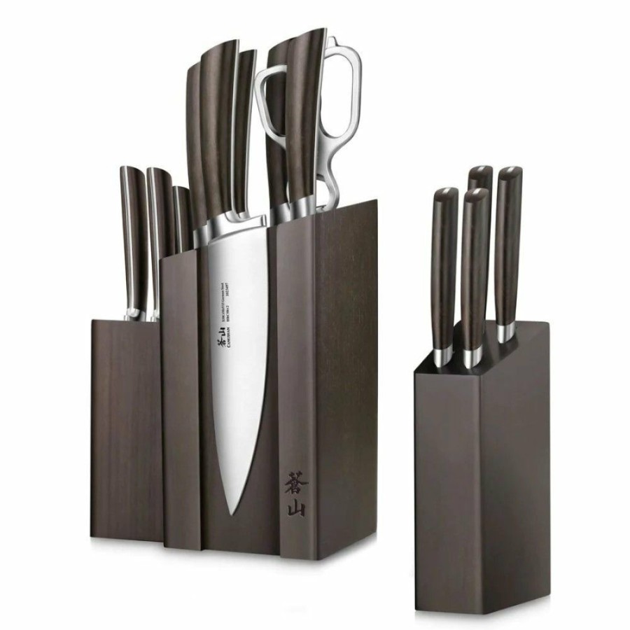 Knives * | Cangshan Cutlery Cangshan A Series Denali 14-Piece Magnetic Knife Block Set