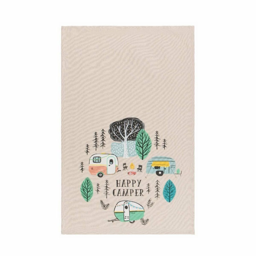 Glassware & Tabletop * | Danica Brands Danica Jubilee 18 X 28 Printed Dishtowel | Happy Camper