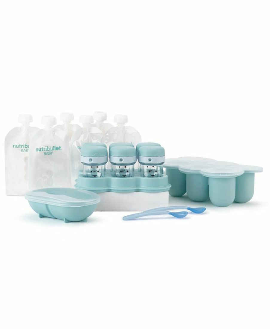 Kitchen * | Nutribullet Aby Meal Prep Kit Blue