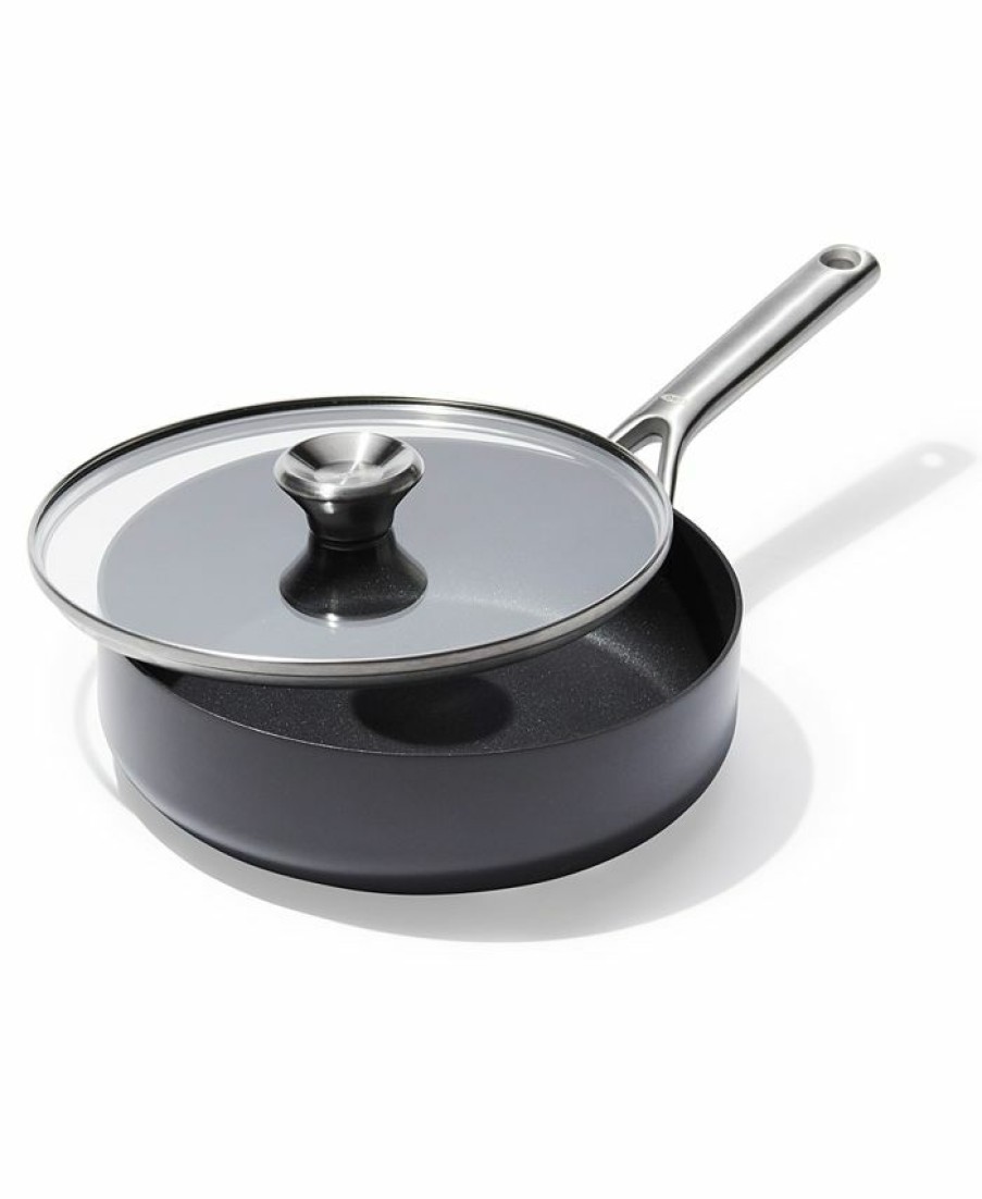 Kitchen * | Oxo Professional Ha Ceramic Nonstick 3-Qt. Saute Pan & Lid