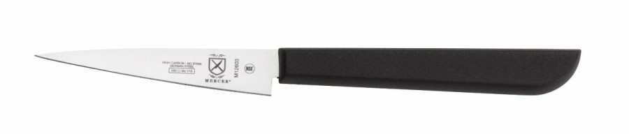 Knives * | Mercer Cutlery Mercer Culinary Millennia 3.5 Commercial Carving Knife (Black)