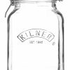 Glassware & Tabletop * | Kilner Swing Top Square Glass Jar | 1.5L