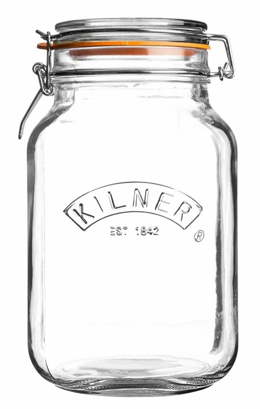 Glassware & Tabletop * | Kilner Swing Top Square Glass Jar | 1.5L