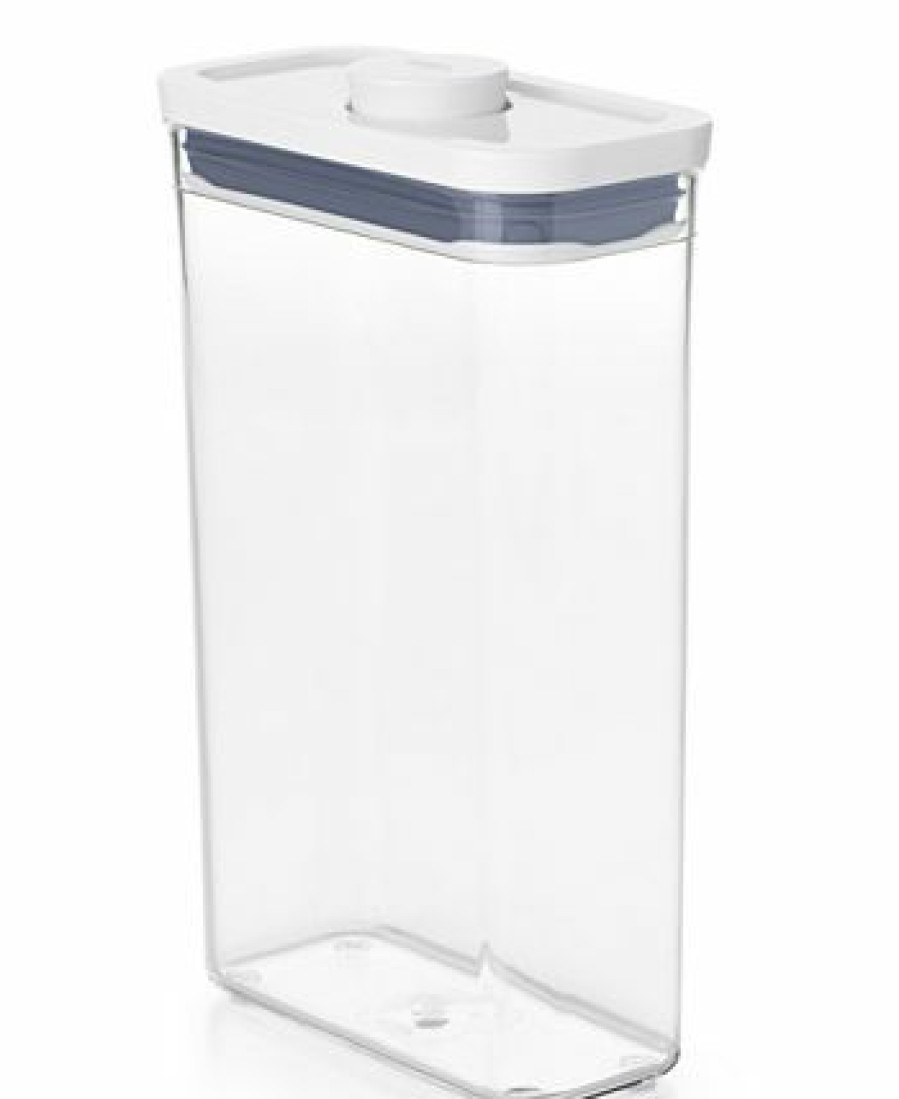 Kitchen * | Oxo Pop Slim Medium Rectangular Food Storage Container