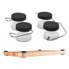 Cooks' Tools * | Dreamfarm Chobs Non-Slip Chopping Board Feet| Black / White