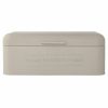 Misc_Gifts * | Bloomingville You Are The Butter To My Bread Off White & Grey Metal Bread Bin Open White