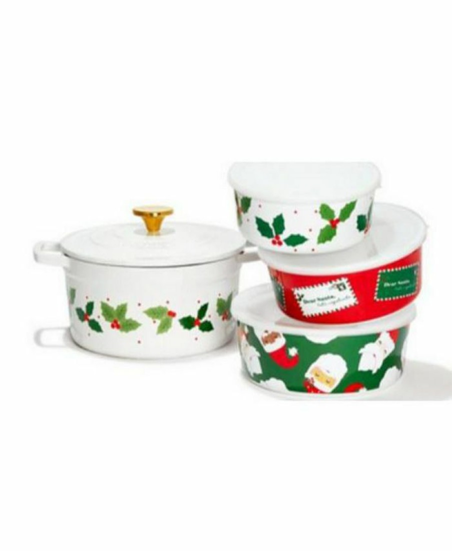 Kitchen * | Martha Stewart Collection Dear Santa Holiday Kitchen Essentials