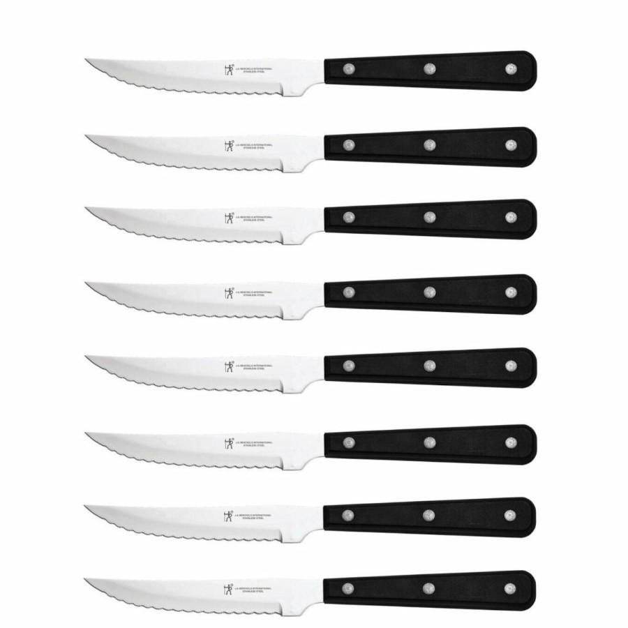 Knives * | J.A. Henckels International Serrated Steak Knives Set 8 Piece