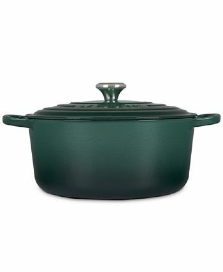 Kitchen * | Le Creuset 9-Qt. Signature Enameled Cast Iron Round Dutch Oven Artichaut