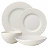 Glassware & Tabletop * | Villeroy & Boch Manufacture Rock 4-Piece Dinnerware Set | Blanc