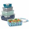 Kitchen * | Ello Duraglass Mixed 10-Pc. Food Storage Container Set, Blue