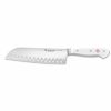 Knives * | Wusthof Cutlery Wusthof Classic White 7 Santoku Knife | Hollow Edge