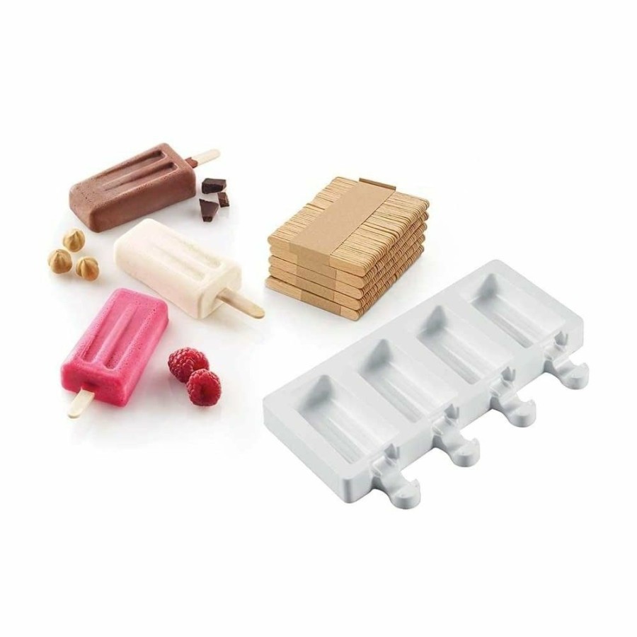 Cooks' Tools * | Silikomart Mini Vintage Ice Cream Mold Set