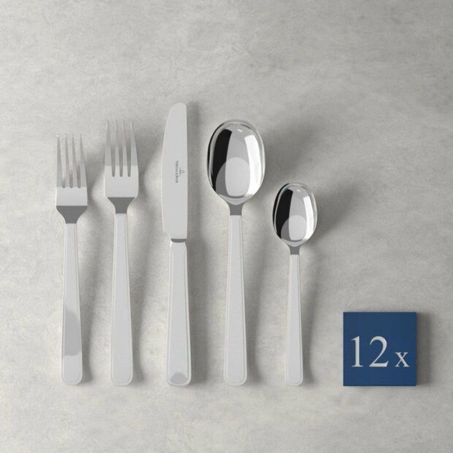 Glassware & Tabletop * | Villeroy & Boch 60-Piece Stainless Steel Flatware Set | Celeste