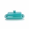 Glassware & Tabletop * | Fiesta Extra Large Covered Butter Dish | Turquoise