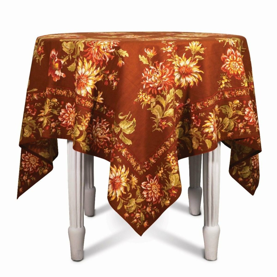 Glassware & Tabletop * | April Cornell 60 X 90 Dahlia Days Dining Tablecloth | Cafe