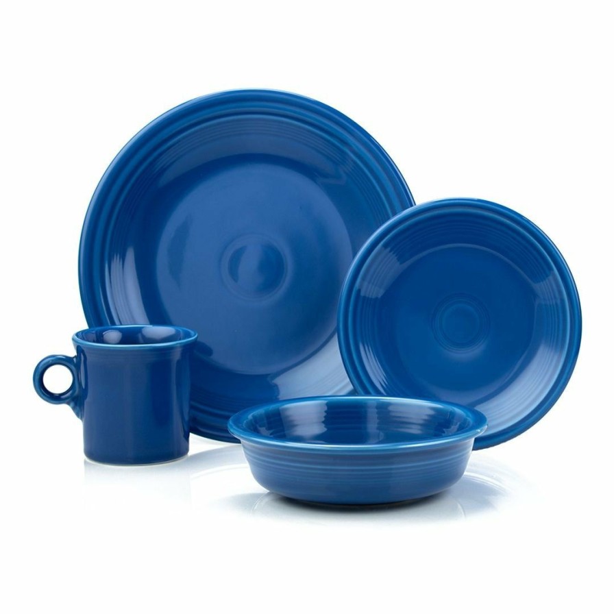 Glassware & Tabletop * | Fiesta 16-Piece Classic Dinnerware Set | Lapis