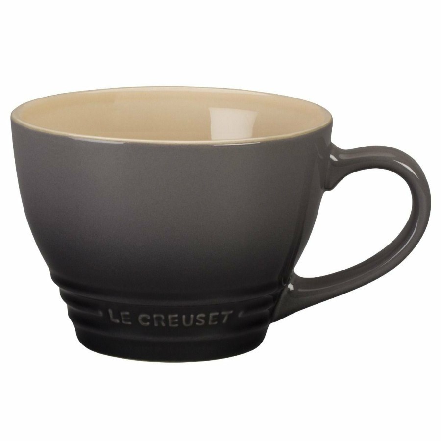 Glassware & Tabletop * | Le Creuset 14Oz Stoneware Bistro Mug | Oyster Grey