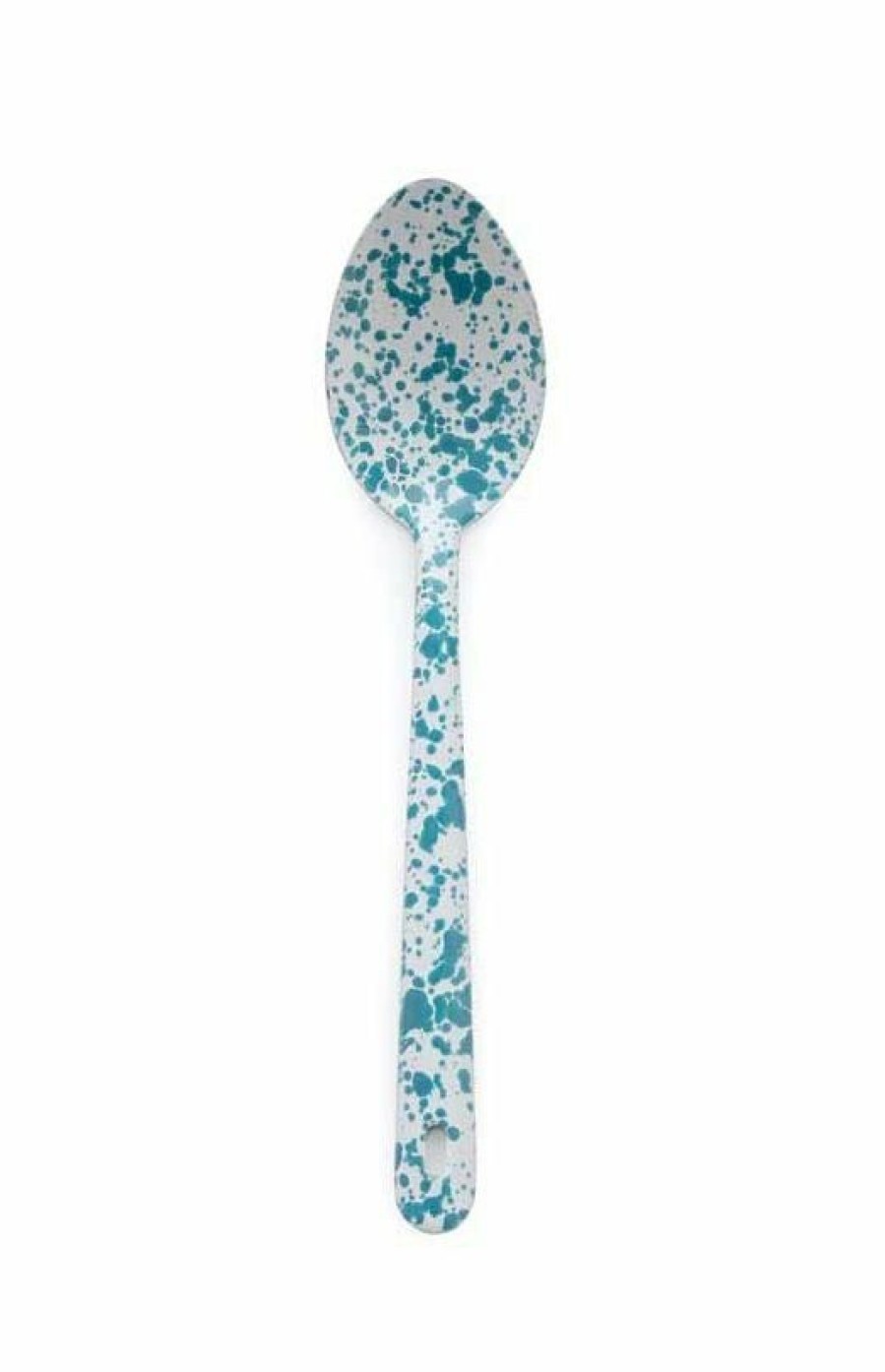 Glassware & Tabletop * | Crow Canyon Home Crow Canyon Enameled Serving Spoon Turquoise Marble