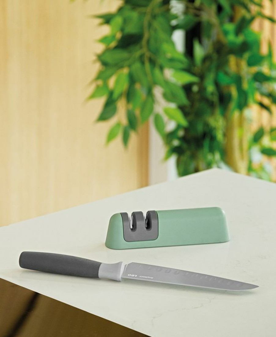 Kitchen * | Berghoff Two-Stage Knife Sharpener Green