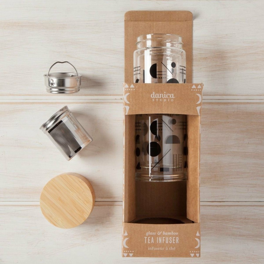 Cooks' Tools * | Danica Brands Danica Studio Glass Tea Infuser Bottle | Domino